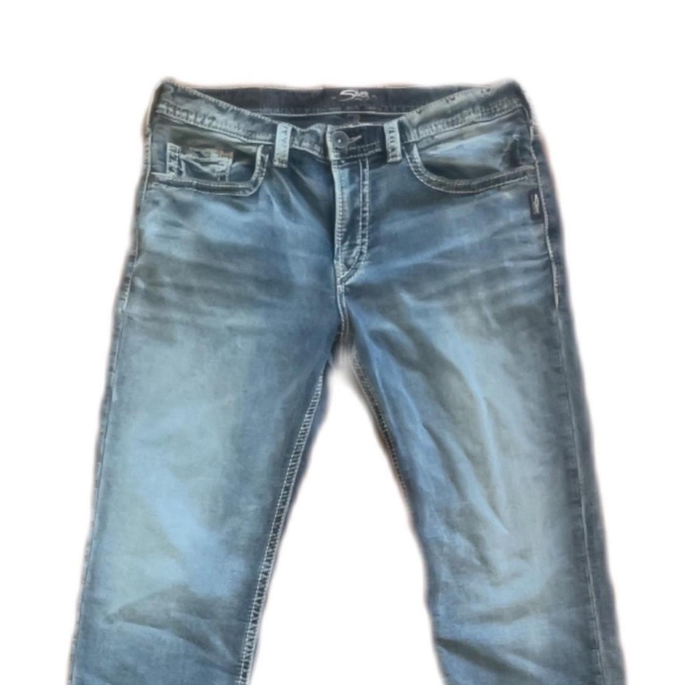 Mens Grayson Silver Jeans